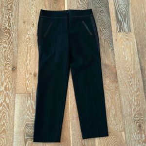 NEW! Ann Taylor Loft black “Marisa” tuxedo pants. Size 0P.